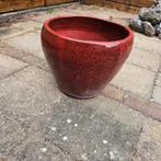 Bloempot, lijkt op aardbei., Tuin en Terras, Bloempotten, Steen, Rond, Zo goed als nieuw, Tuin