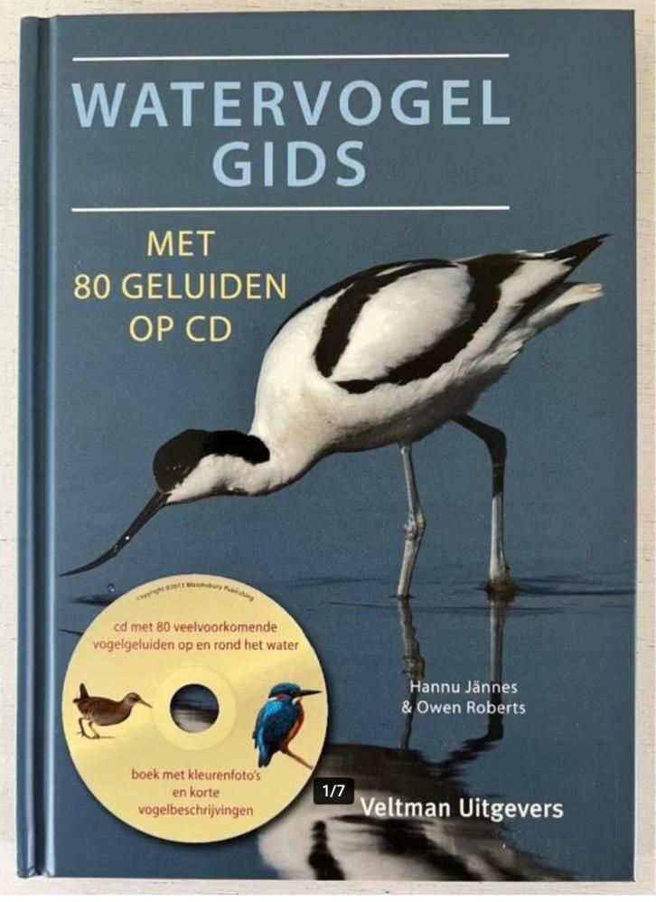 Watervogelgids met 80 geluiden op cd, Boeken, Natuur, Zo goed als nieuw, Vogels, Ophalen of Verzenden