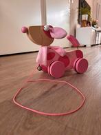 Roze houten trekhondje van Scratch Europe, Ophalen of Verzenden, Zo goed als nieuw