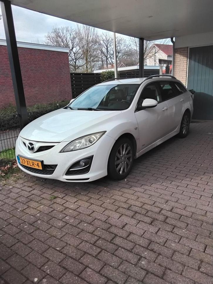 Mazda 6 2.0 Sportbreak 2012 Wit, Auto's, Mazda, Particulier, ABS, Airbags, Airconditioning, Android Auto, Apple Carplay, Bluetooth