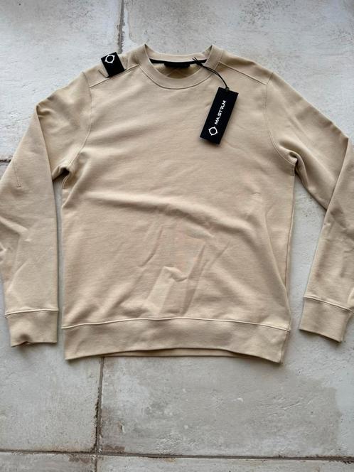 Nieuwe originele casual Mastrum shoulderbadge sweater XL, Kleding | Heren, Truien en Vesten, Nieuw, Maat 56/58 (XL), Beige, Ophalen of Verzenden