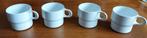 4 melamine kopjes (identiek aan Mepal Coppia), Ophalen of Verzenden, Zo goed als nieuw