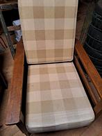 Rookstoel, hout, met bijpassende kussens, Huis en Inrichting, Ophalen of Verzenden