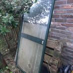 Glasplaten en deur  tuinkas, Doe-het-zelf en Verbouw, Ophalen, Gebruikt, Minder dan 80 cm, 160 cm of meer