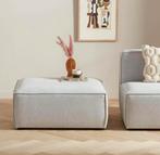 NOUS Living hocker Newton lichtgrijs, Ophalen, Nieuw, Vierkant, 75 tot 100 cm