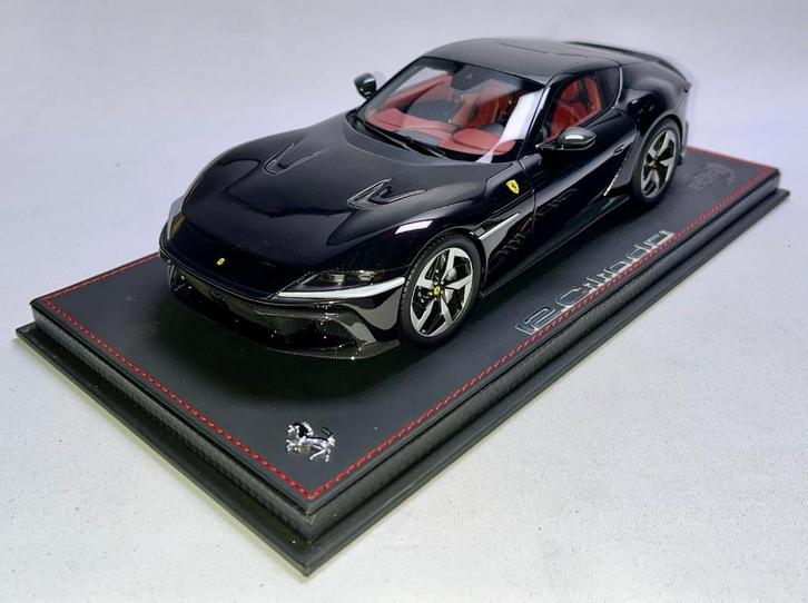Ferrari 12 Cilindri Purosangue Black 1:18 P18248G BBR, Hobby en Vrije tijd, Modelauto's | 1:18, Nieuw, Auto, Overige merken, Ophalen of Verzenden