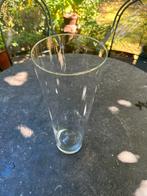 Hoge glazen vaas, Ophalen, Zo goed als nieuw, Glas, Minder dan 50 cm