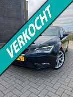 Seat Leon 1.6 TDI FR SPORT LED APK CRÈME LEER, Auto's, Voorwielaandrijving, Gebruikt, 4 cilinders, Leon