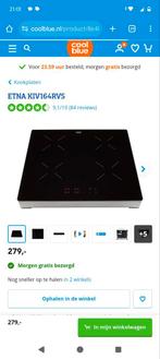 ETNA KIV164RVS, Zo goed als nieuw, Inductie, Vrijstaand, 4 kookzones