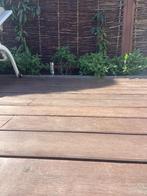 vlonder planken afrikulu 30 m2, Tuin en Terras, Terrasdelen en Vlonders, Ophalen, Gebruikt, Hout