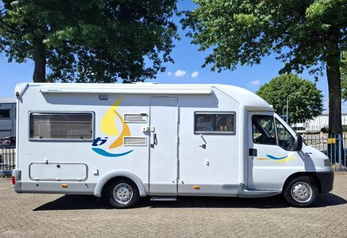 Eiffelland TI camper van 2002, Caravans en Kamperen, Campers, Bedrijf, Half-integraal, tot en met 3, Fiat, Diesel, 6 tot 7 meter