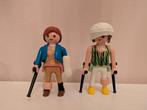 Playmobil poppetjes ziekenhuis op krukken., Ophalen of Verzenden, Zo goed als nieuw, Complete set