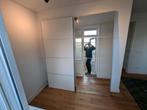 Ikea set pax schuifdeuren spiegel deur compleet., Huis en Inrichting, Ophalen, Eikenhout, 200 cm of meer, Schuifdeur