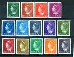 Nvph 332-345 koningin wilhelmina1940 postfris, Postzegels en Munten, Postzegels | Nederland, Verzenden, Na 1940, Postfris