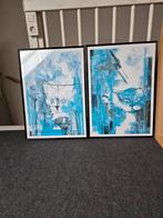 2 prachtige schilderijen, Antiek en Kunst, Kunst | Schilderijen | Abstract, Ophalen