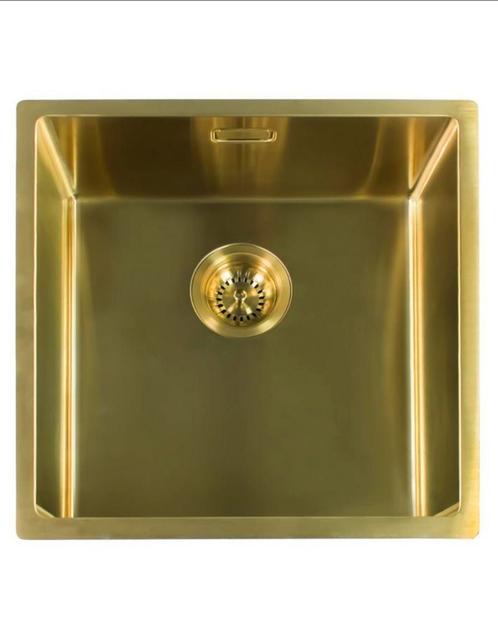 Spoelbak Lanesto goud kleur 50x40, Huis en Inrichting, Keuken | Keukenelementen, Nieuw, Minder dan 100 cm, 25 tot 50 cm, Ophalen of Verzenden
