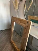 Houten Spiegel - Landelijk/Industrieel, Ophalen, Gebruikt, 100 tot 150 cm, 100 tot 125 cm