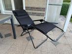 ‭relaxstoel / ligstoel / tuinstoel zwart (nieuw)‬, Ophalen, Zo goed als nieuw