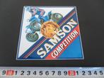 sticker SAMSON Shag Competition   Kwat  Quat *, Ophalen, Zo goed als nieuw, Sticker
