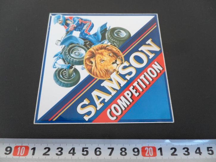 sticker SAMSON Shag Competition   Kwat  Quat *, Hobby en Vrije tijd, Stickers en Plaatjes, Zo goed als nieuw, Sticker, Ophalen