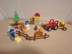 Duplo Boerderij Set met grote Tractor en manege, Kinderen en Baby's, Speelgoed | Duplo en Lego, Ophalen of Verzenden, Zo goed als nieuw