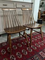 Set vintage Radomsko spijlenstoel, midcentury houten stoel, Twee, Gebruikt, Ophalen of Verzenden, Hout