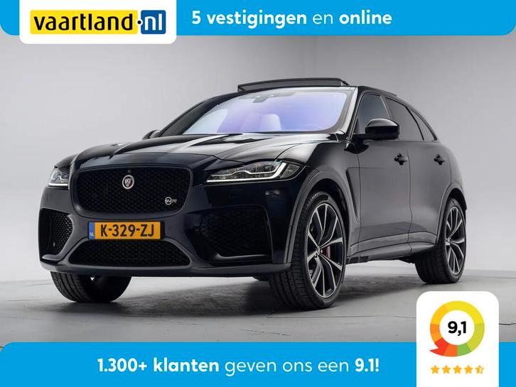 Jaguar F-Pace 5.0 V8 S/C AWD SVR [ Dealer onderhouden ][ Pan, Auto's, Jaguar, Bedrijf, Te koop, F-Pace, ABS, Achteruitrijcamera