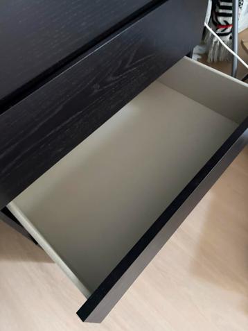 IKEA MALM ladekast 6 lades zwartbruin - afbeelding 8