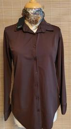 Travelstof (kreukvrij) blouse bruin, Kleding | Dames, Nieuw, Bruin, Maat 36 (S), Vera Jo