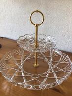 Kristallen etagère, Antiek en Kunst, Antiek | Glas en Kristal, Ophalen of Verzenden