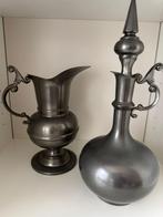 Tinnen schenkkan en karaf, Antiek en Kunst, Ophalen