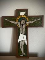 Mooie mozaïek kruisbeeld - 32/28 cm, Ophalen of Verzenden