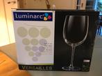 Luminarc Versailles Wijnglazen - Ongebruikt 6 st, Ophalen, Glas of Glazen, Nieuw, Glas