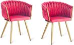Colmore geweldige mooie fuchsia kwaliteits dinerstoelen 2 st, Metaal, Twee, Overige kleuren, Nieuw