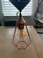 Hanglamp incl ophangsysteem en lichtbron, Huis en Inrichting, Lampen | Hanglampen, Ophalen of Verzenden, Zo goed als nieuw, Metaal