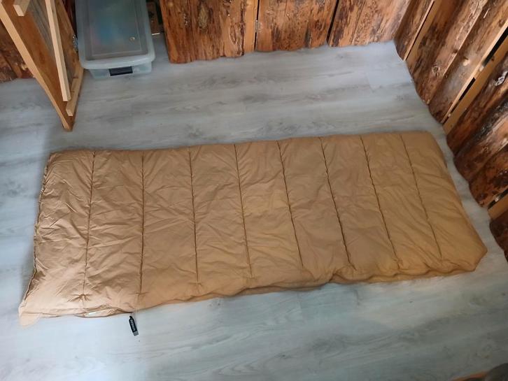 2x polydaun Stormvogel warme koppelbare katoenen slaapzak, Caravans en Kamperen, Slaapzakken, Zo goed als nieuw, Ophalen of Verzenden