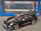 Porsche 997.2 911 GT3 RS 4.0 Black/Silver stripes Autoart, Ophalen of Verzenden, Zo goed als nieuw, Autoart