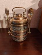 Brass lunchtrommel, Antiek en Kunst, Ophalen of Verzenden
