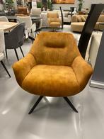 Fauteuil Leo in adore stof draaibaar laatste nu € 160.-, Ophalen of Verzenden, Nieuw, Stof