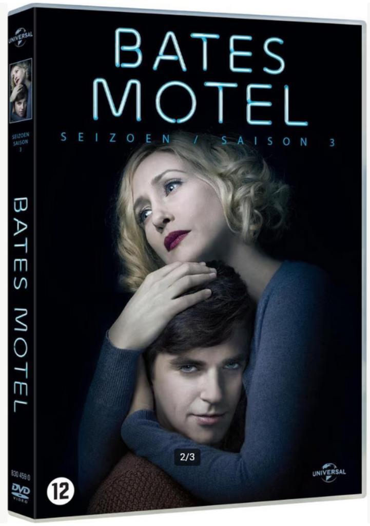 Bates Motel - Seizoen 3 (3 DVD Set, NL Ondertiteling!), Cd's en Dvd's, Dvd's | Tv en Series, Zo goed als nieuw, Thriller, Boxset