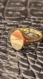 Prachtige zegelring 14karaat goud, Heer, Nieuw, Ophalen of Verzenden, Goud