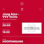 Jong Ajax - VVV Venlo, Eén persoon
