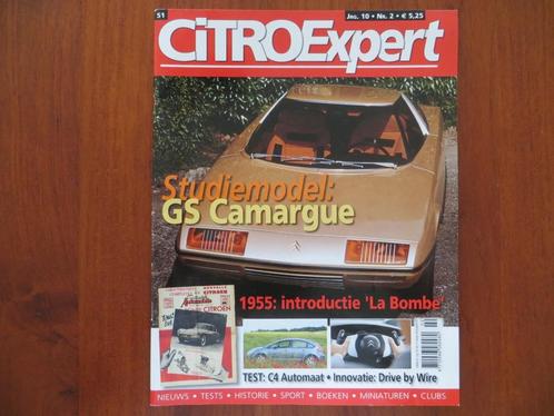 CitroExpert 51 GS Camarque, C4 Automaat, DS (1955), C1, C5, Boeken, Auto's | Folders en Tijdschriften, Nieuw, Citroën, Ophalen of Verzenden