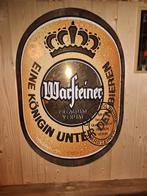 Warsteiner Emaille Reclamebord Bier Duitsland, Verzamelen, Biermerken, Ophalen of Verzenden, Gebruikt, Reclamebord, Plaat of Schild