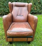 Karakteristieke schapenleren fauteuil. Mol en Geurts., Huis en Inrichting, Fauteuils, Ophalen, ., ., 50 tot 75 cm