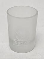 # Jagermeister shot glas mat wit frosted model 3, Ophalen of Verzenden, Gebruikt, Borrel- of Shotglas