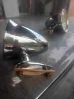 2 Oldtimer Bolkop Spiegels Chroom, Auto-onderdelen, Spiegels, Ophalen of Verzenden, Gebruikt, Universele onderdelen