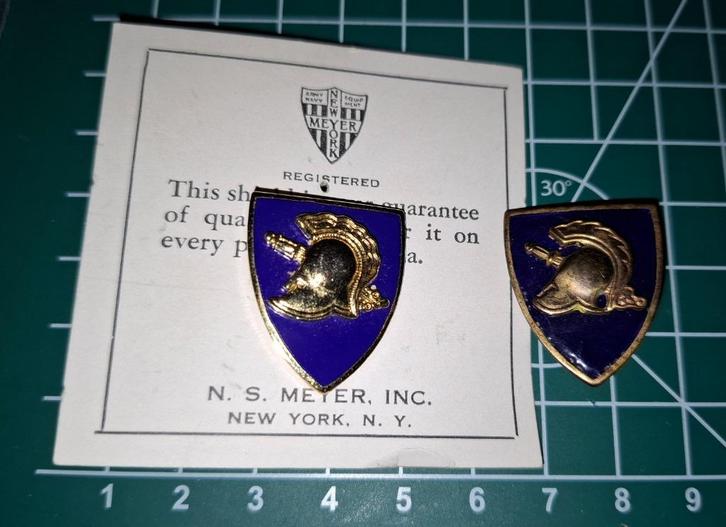 WWII - US - West Point Officers Insignia Pin, Verzamelen, Militaria | Tweede Wereldoorlog, Landmacht, Embleem of Badge, Amerika
