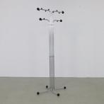 Coat Stand in Chrome, 1980s, Minder dan 100 cm, Gebruikt, Hout, Wandkapstok