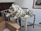 witte tijger pluch groot, Ophalen, Zo goed als nieuw, Beeldje of Figuurtje